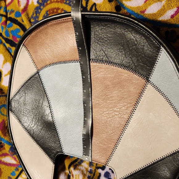 Belk Wonderly Patchwork Faux Leather Handbag - Picture 8 of 10